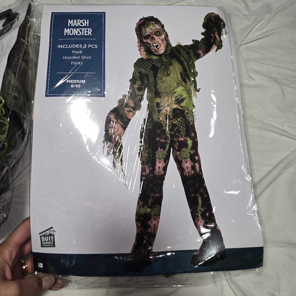 Marsh Monster Kids Costume - Green and Brown
